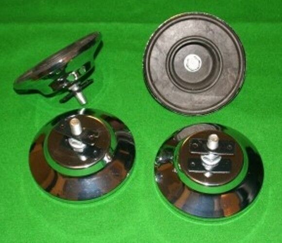 Pool Table Metal Height Adjustable Feet Levelers - 6 Per Set