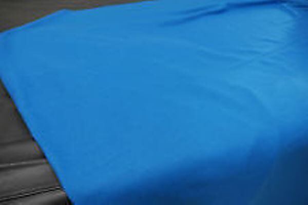 POOL SNOOKER BILLIARD TABLE FELT / CLOTH SINGLE SIDED WOOL SUITS 7"/8" - BLUE - INCLUDES 6 CUSHION FELTS