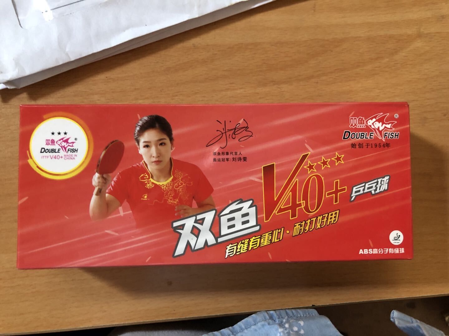 DOUBLE FISH 3 Star Table Tennis Balls - 30 Balls - Best Quality V40+ Volant 3 Stars Table Tennis Ball