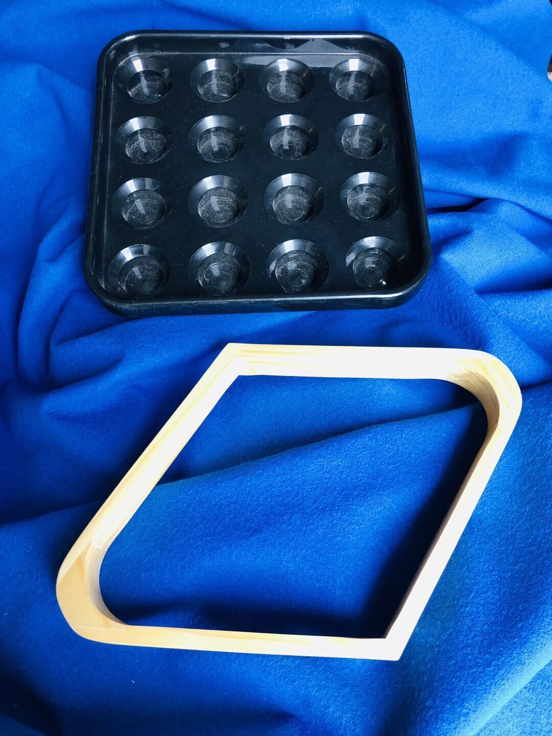 POOL TABLE BALL TRAY- DIAMOND RACK ** TIMBER **