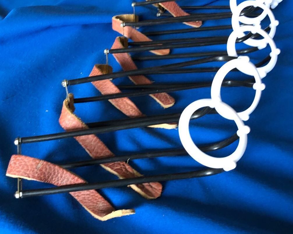 POOL TABLE BILLIARD SNOOKER EMPIRE RAIL POCKETS *ENGLISH*- GENUINE LEATHER 6 A SET - BLACK