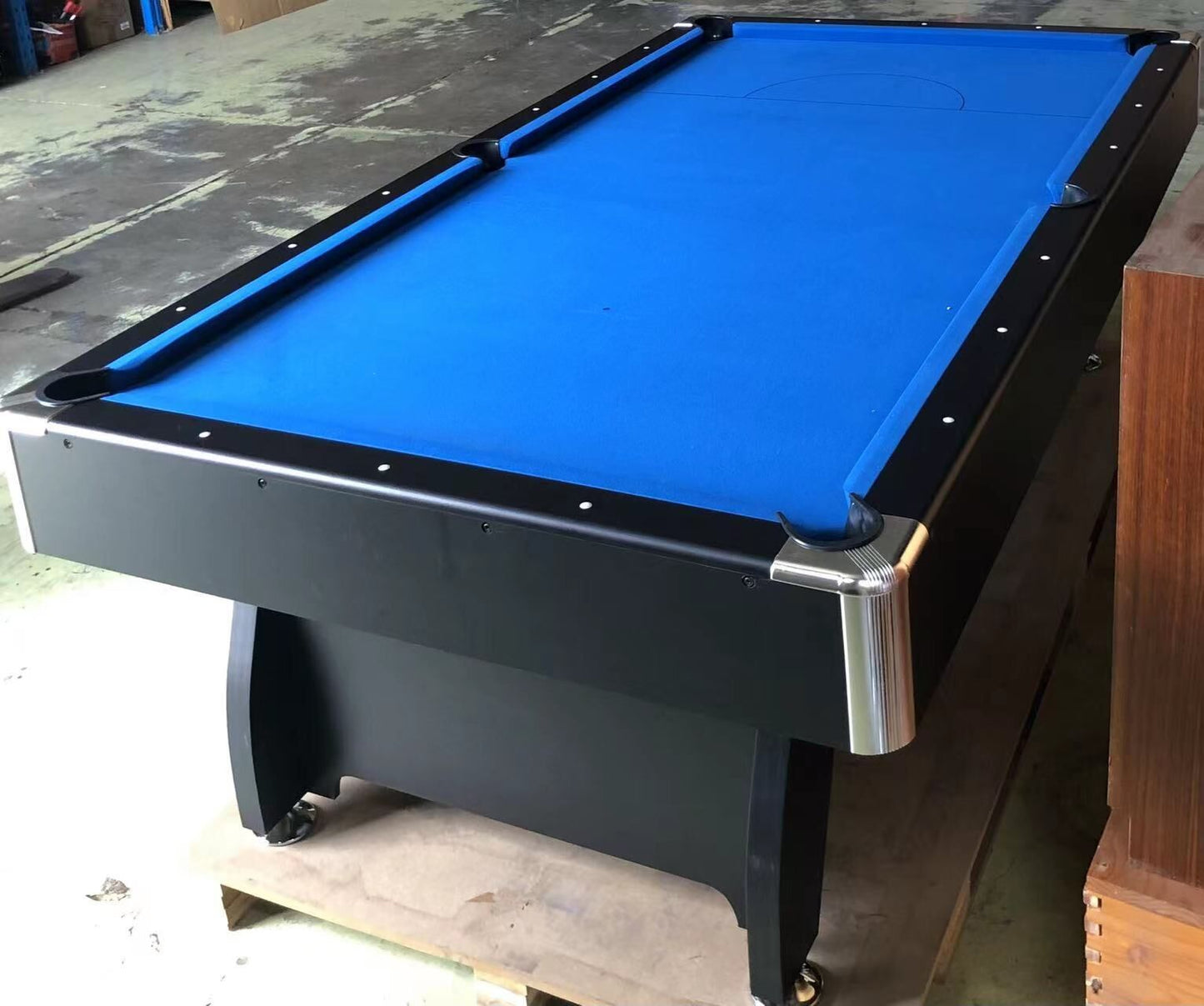 8FT PUB SIZE POOL TABLE SNOOKER BILLIARD TABLE 25MM TABLE TOP WITH FULL SIZE TABLE TENNIS TOP