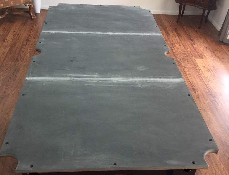 PICK UP - Brand New 8FT SLATE Pool Table Billiard Snooker Table With Full Size Table Tennis Top