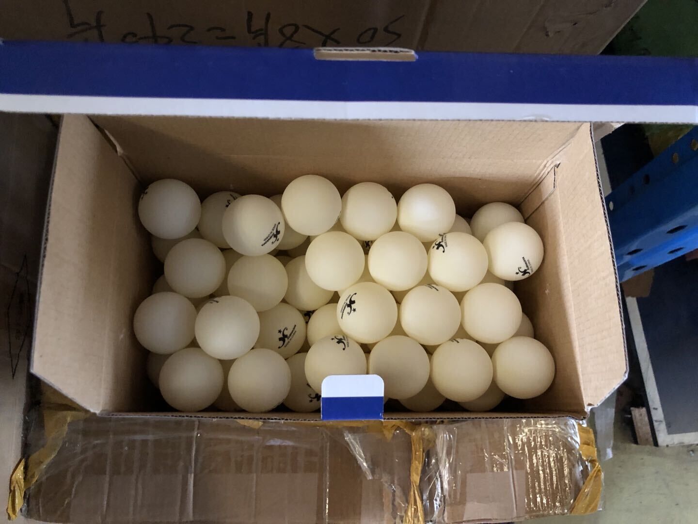 XUSHAOFA 40+ 1 star New Material Seamless PP Ball Table Tennis ball / ping pong ball 144pcs/box