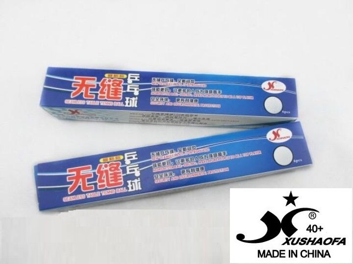 Xu Shao Fa 1 Star Table Tennis Balls - 60 Balls - NEW PLASTIC BALL ITTF 40+