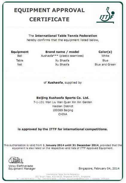 Xu Shao Fa 3 Star Table Tennis Balls - 18 Balls - NEW PLASTIC BALL ITTF 40+