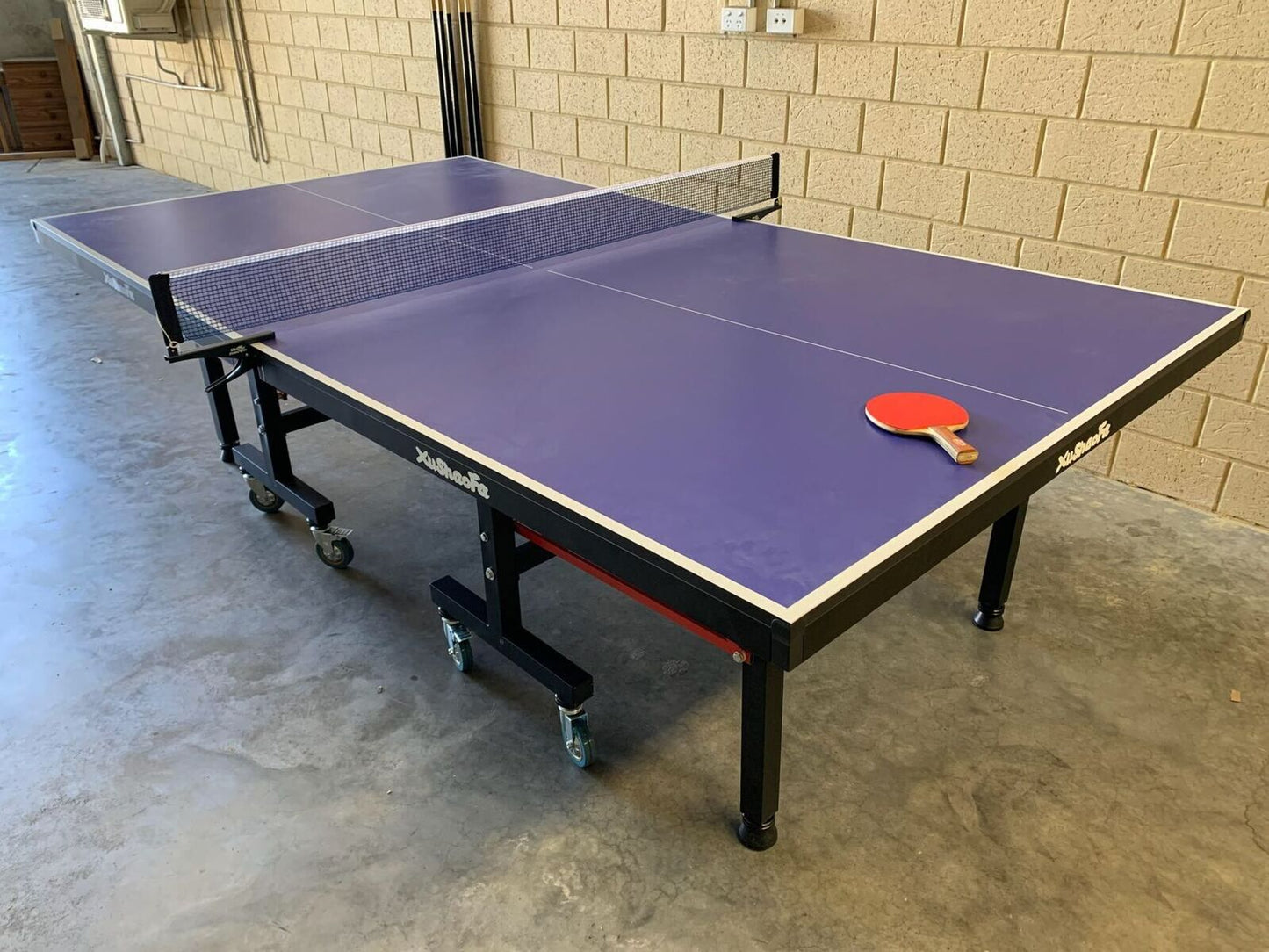 Xu Shao Fa 19mm Championship Table Tennis/Ping Pong Table - 50mm Metal Frames