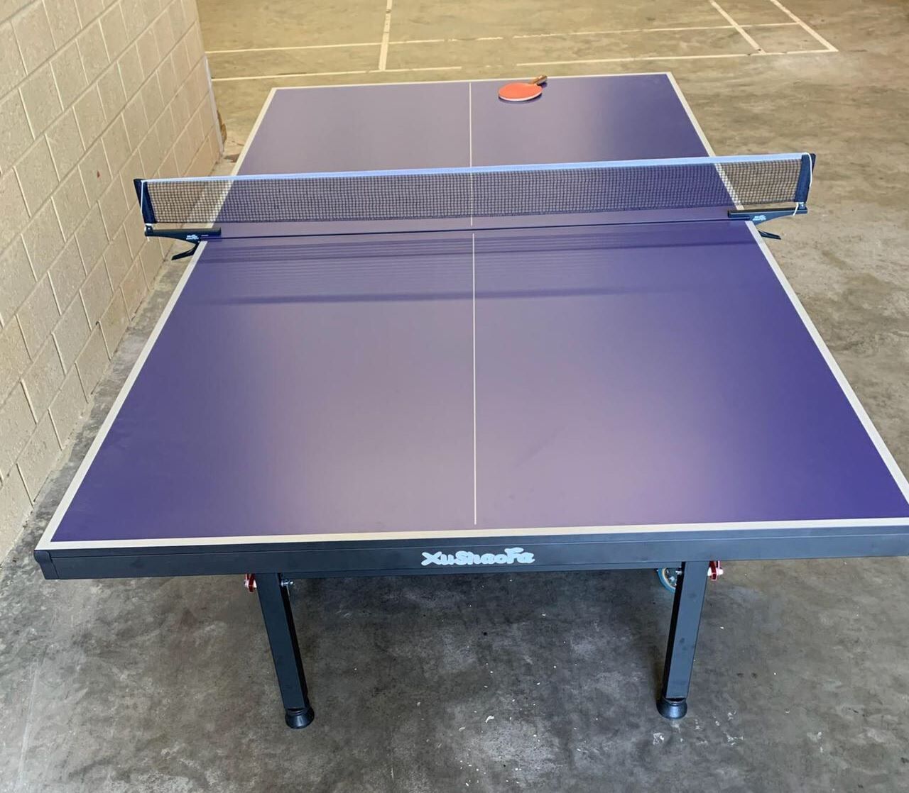 Xu Shao Fa 19mm Championship Table Tennis/Ping Pong Table - 50mm Metal Frames