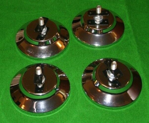 Pool Table Metal Height Adjustable Feet Levelers - 6 Per Set