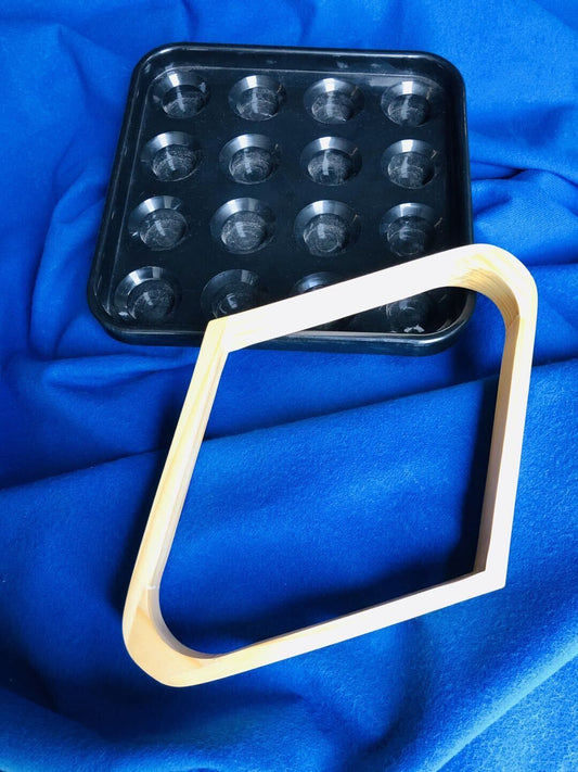 POOL TABLE BALL TRAY- DIAMOND RACK ** TIMBER **