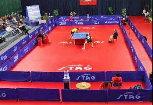 Table Tennis Flooring  SPORTING GYM Floor Mat 21 Square Meter Per Roll  - STAG -  ITTF APPROVED