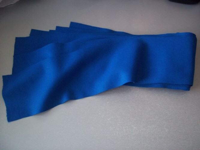 POOL SNOOKER TABLE CLOTH FELT SINGLE-SIDED FITS 7FT/8FT - GREEN / BLUE - INCLUDES 6 CUSHION CLOTH FELTS
