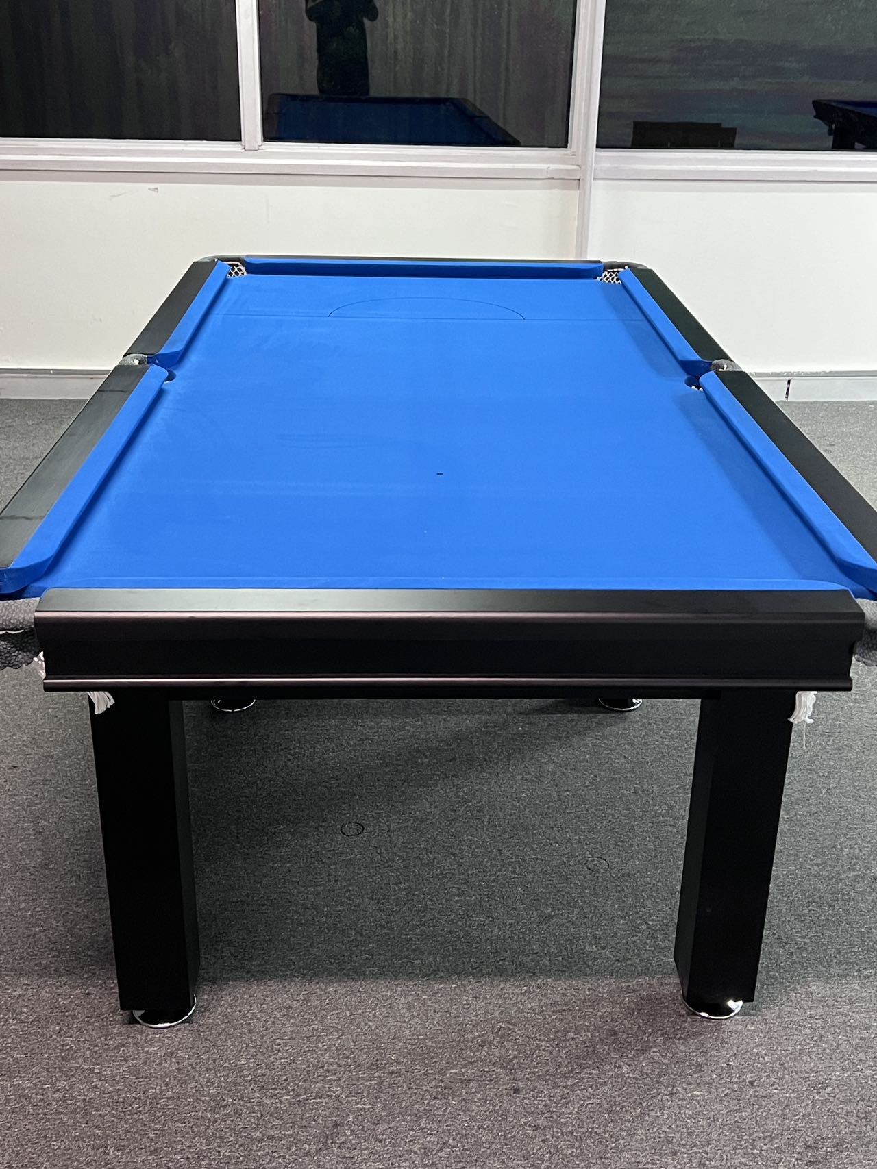 DELIVERY - POOL TABLE 8FT SNOOKER BILLIARD TABLE  25mm TABLE TOP - WITH FULL SIZE TABLE TENNIS TOP