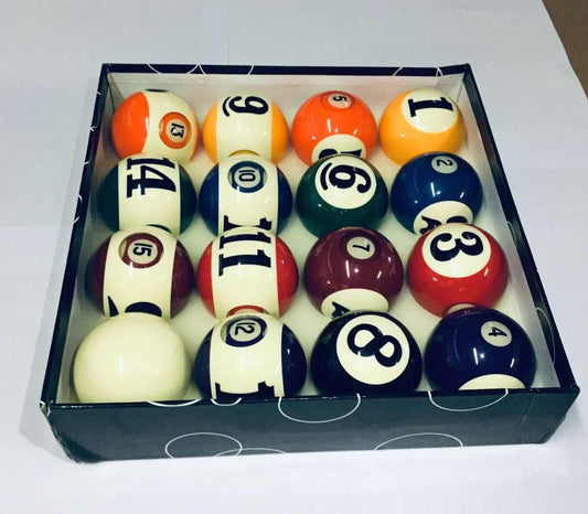 HIGH QUALITY POOL BALL SET - 2 1/4" INCH BALL - BRAND NEW